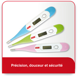 thermometre flexible 10 secondes, précision douceur et sécurité